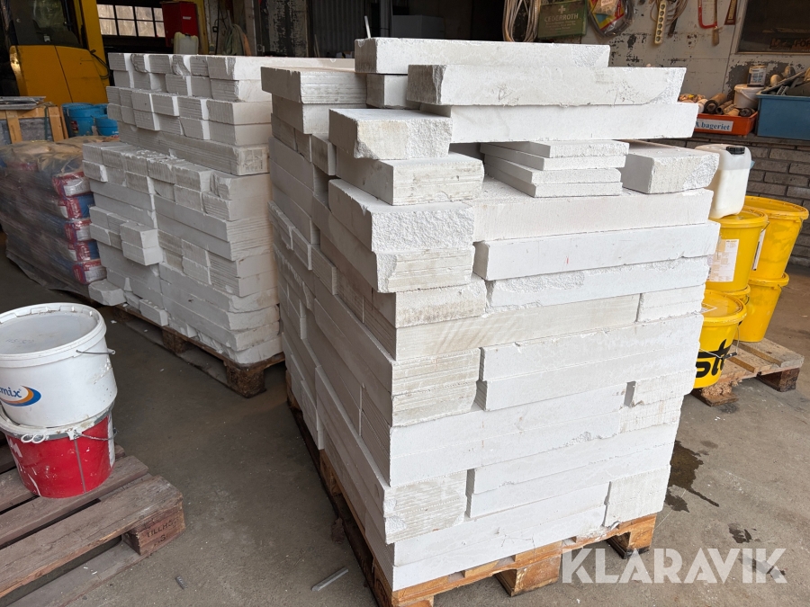 Lättbetong blandade storlekar