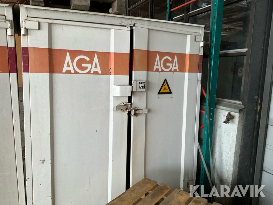 Förvaringsskåp för gas och gasol