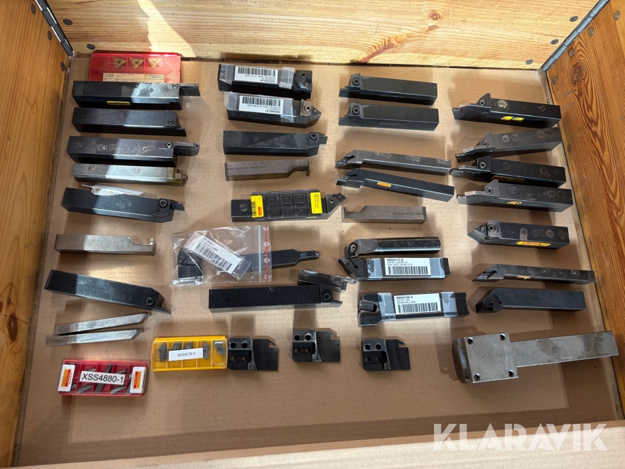 Parti med svarvstål