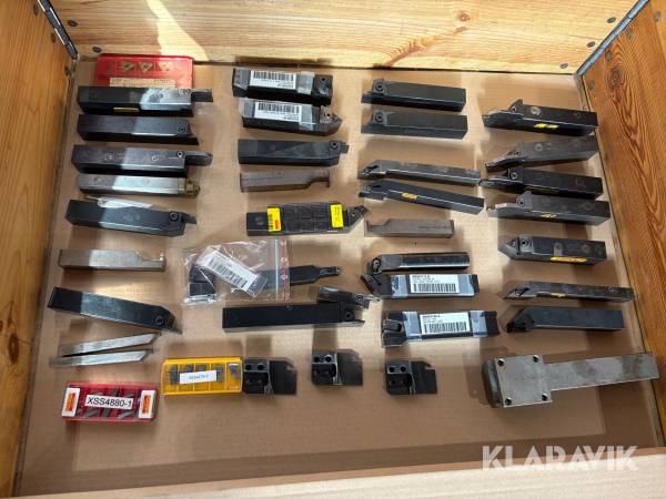 Parti med svarvstål