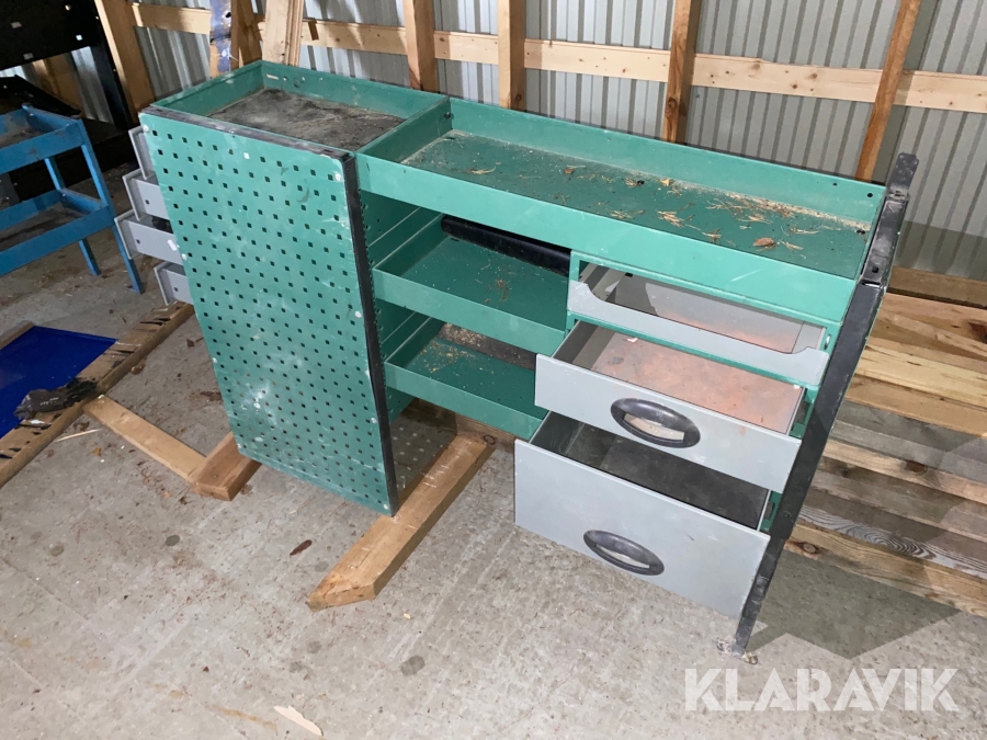 Skåpsinredning till bil   + verktygsbänk