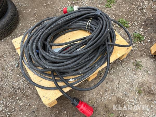 3-fas Skarvkablar Garo 32A 25m