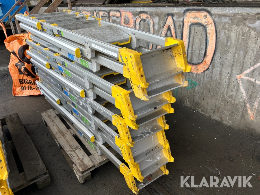 Trappstegar Wibe WTS 55Pn-5S 5-stegs  8 st