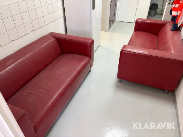 2st lädersoffor
