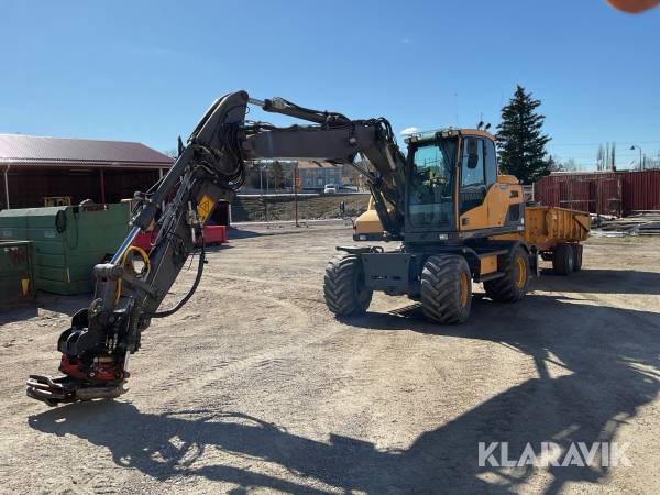 Hjulgrävmaskin Volvo EW140D med redskap