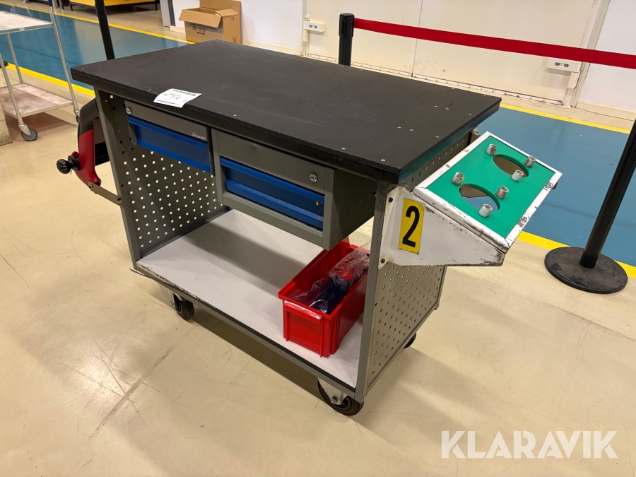 Rullvagn med verktygsförvaring