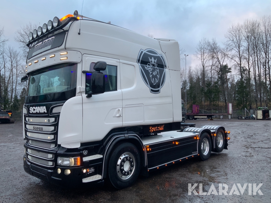 Dragbil Longline Scania R520 Streamline Euro6
