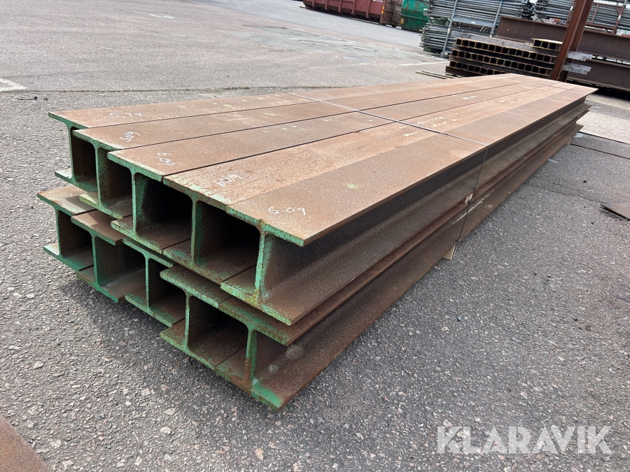 Stålbalkar HE200B L:6 m 10 st
