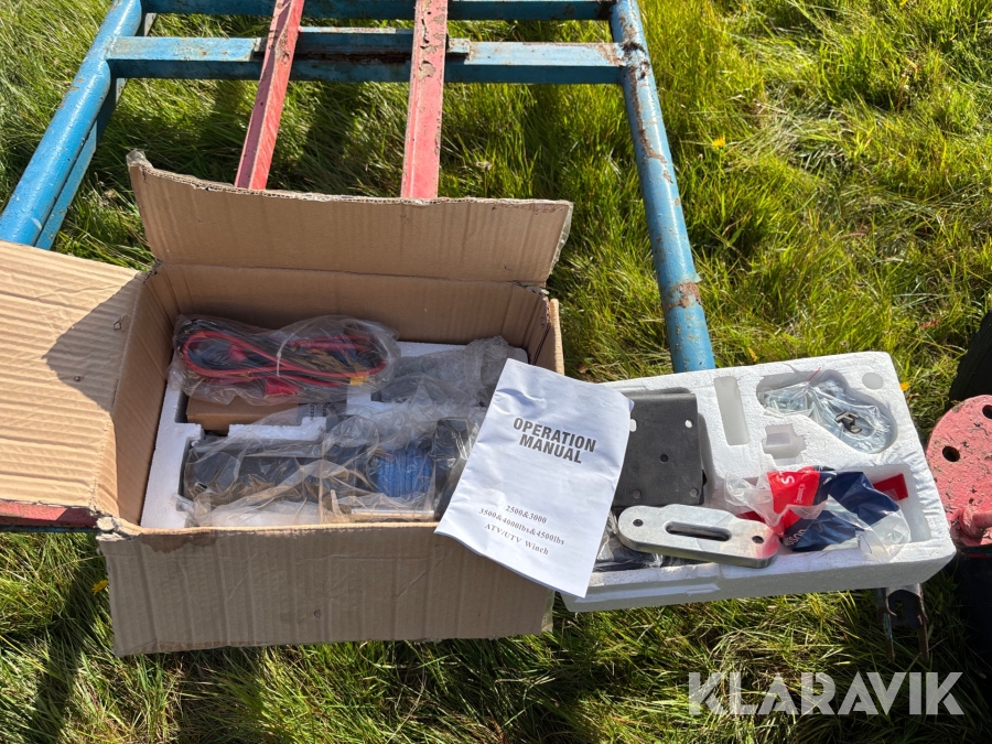 Vinsch till ATV 12v med fjärr