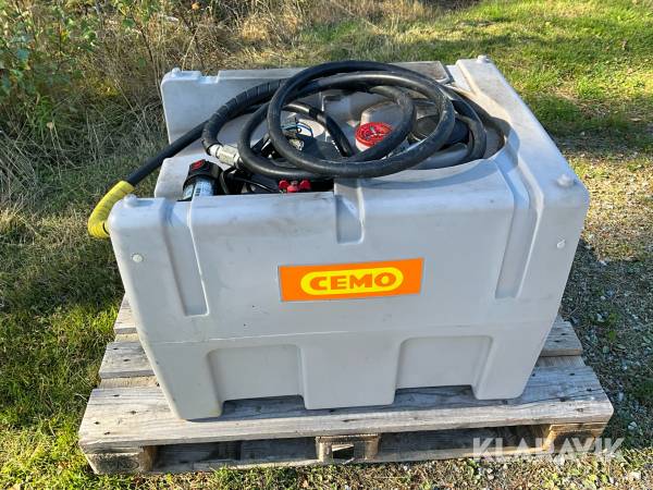 Dieseltank Cemo Transporttank 200L med pump och handtag