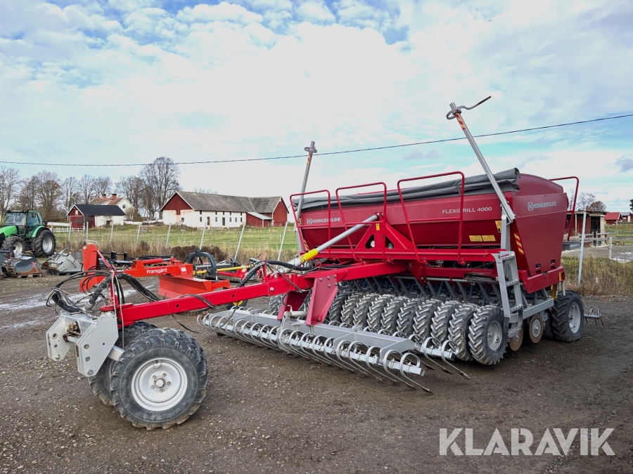 Kombisåmaskin Kongskilde Flexidrill 4000 med frölåda