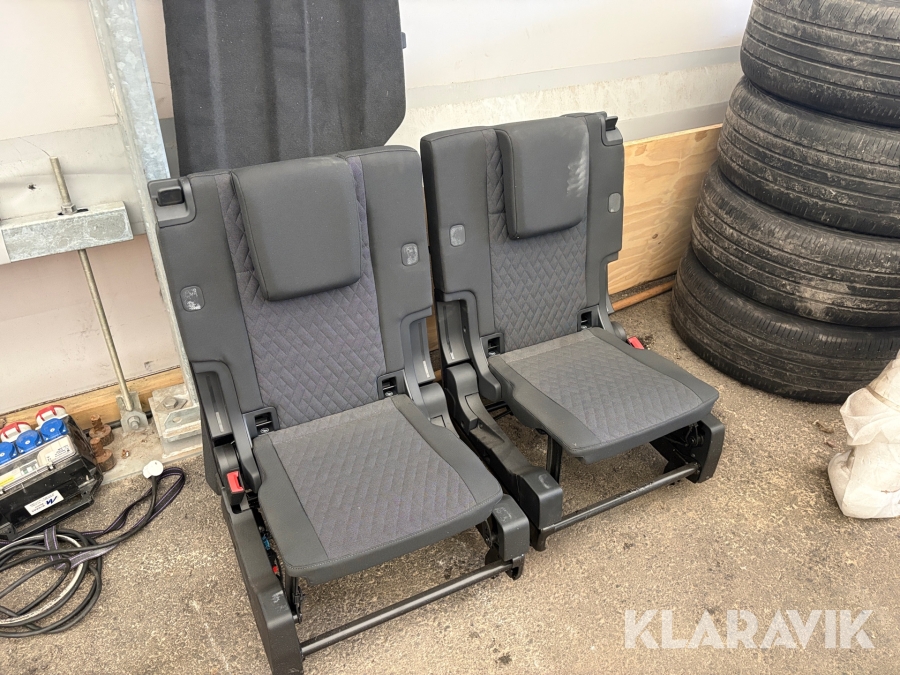 Baksäte Volkswagen Caddy 7 sits