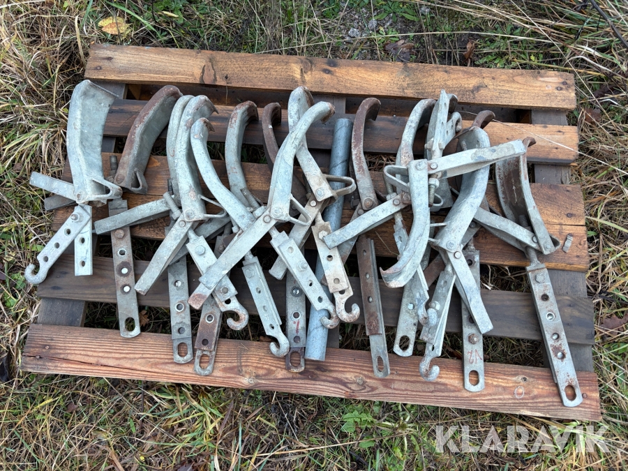 Spännare för dubbelmontage 16 st