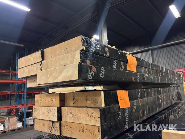 Träbalkar 90x405x4200mm 6st