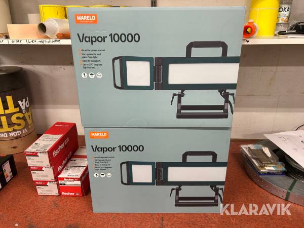 Arbetsbelysning Mareld Vapor 10000 2 st