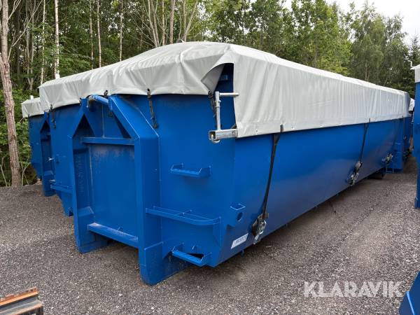 Spannmålscontainer LT Container 22m3 med kapell (ny)