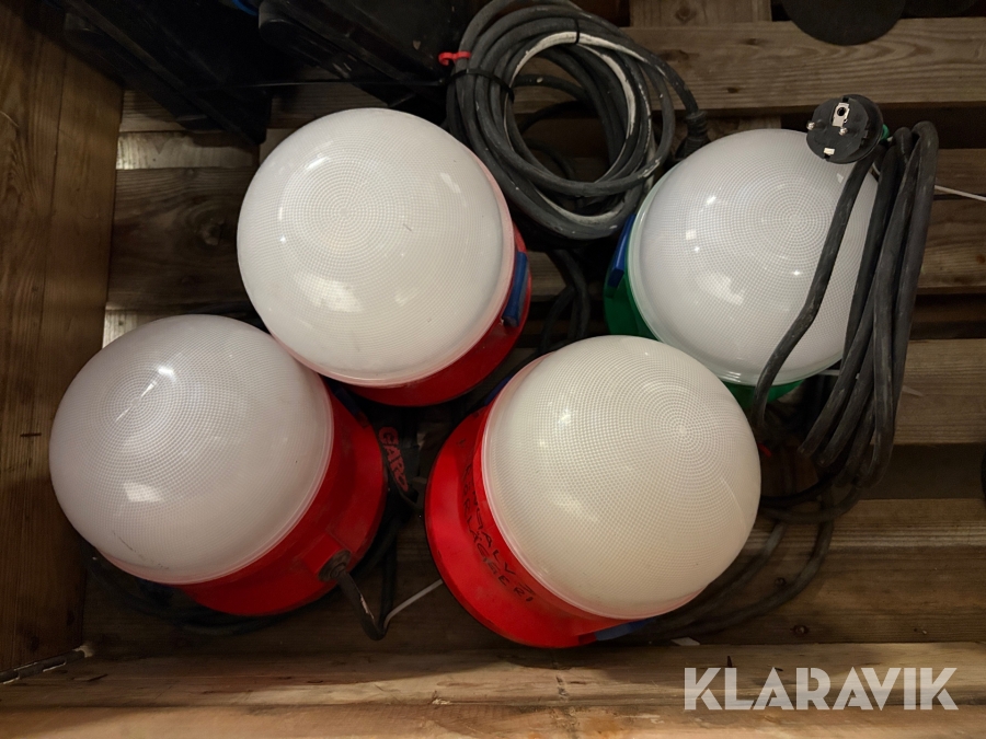 Arbetsbelysning / nödlampa Garo Nödlampa med uttag