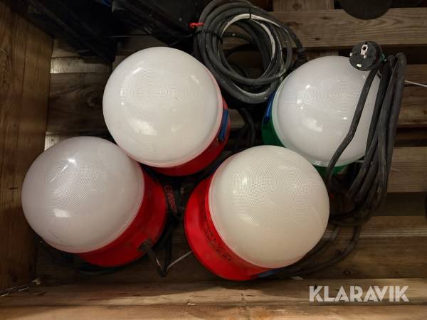 Arbetsbelysning / nödlampa Garo Nödlampa med uttag