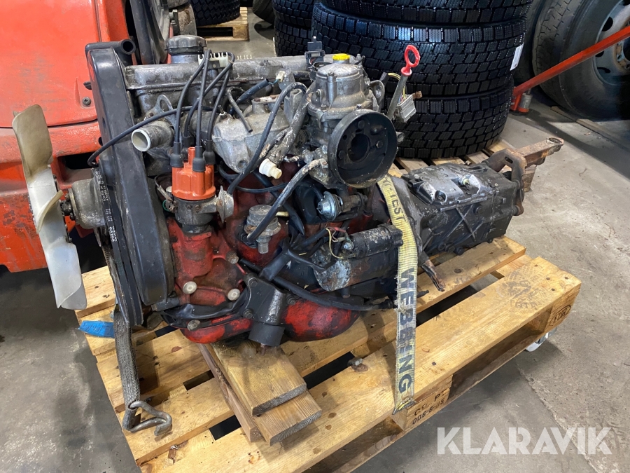 Motor med växellåda Volvo B21