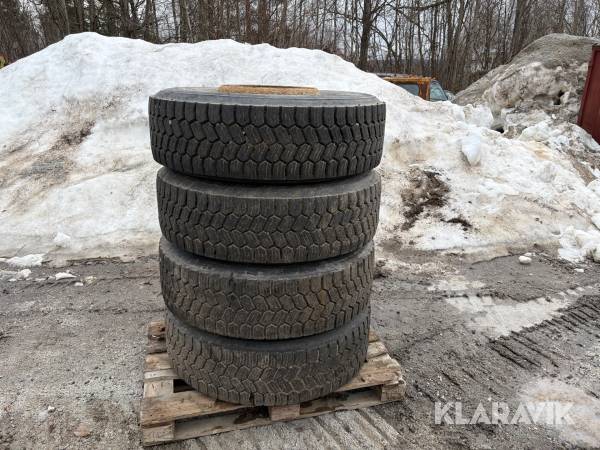 Däck Michelin Regummering 315/70R22.5 4st med fälg