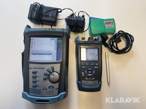 Mätinstrument EXFO FTB-1 OTDR, OTLS och EXFO FOT-930