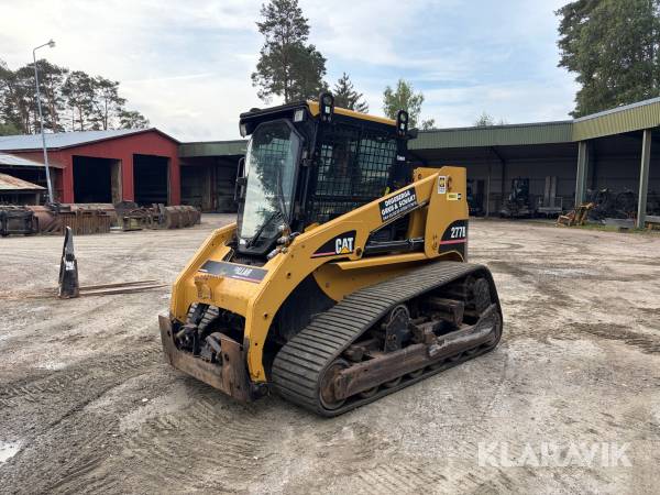 Kompaktlastare Cat 277B 3 redskap