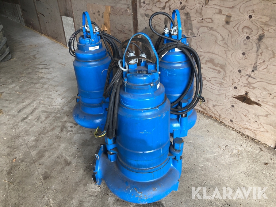 Dagvattenpumpar 3st  Pumpex  K 156 