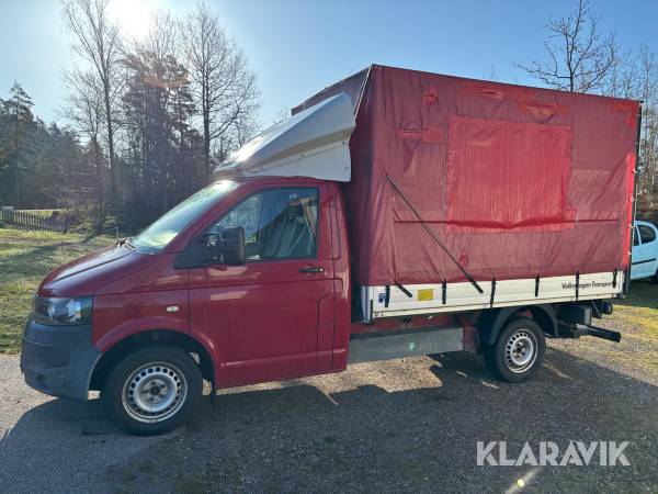 Lätt lastbil Volkswagen Transporter T30 2.0 TDI med bakgavellyft