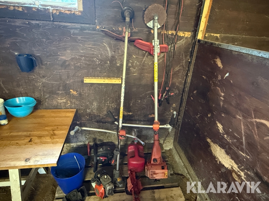Paket röjsåg/ trimmer och motorsåg