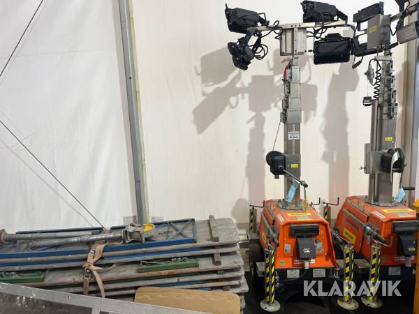 Belysningsmast LED 7M Generac 7 m