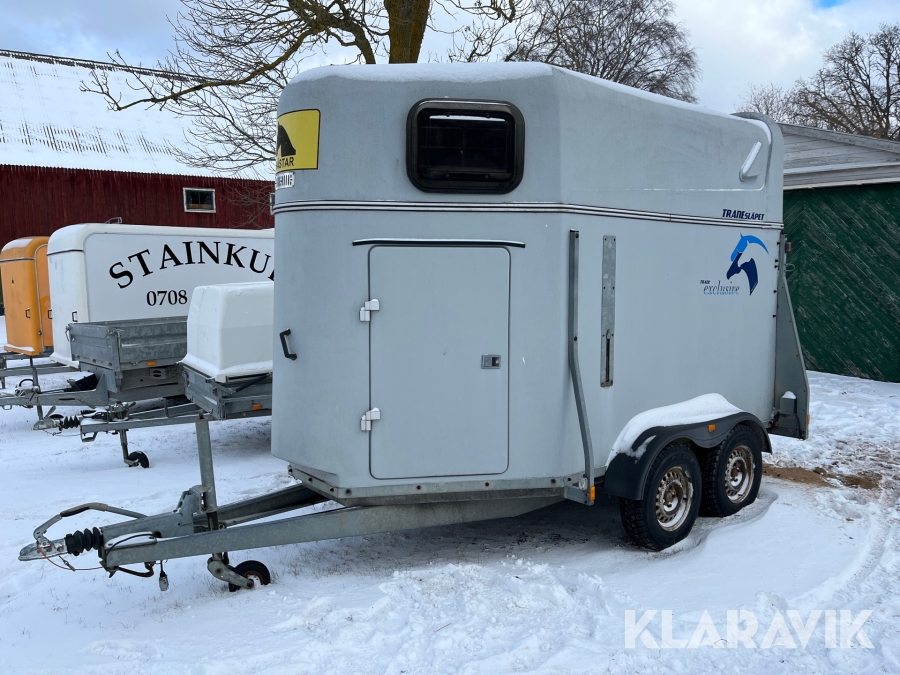 Hästtransport Tranesläpet Grand exclusive för 2 hästar
