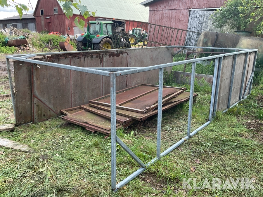 Överbyggnad till vagn med lämmar