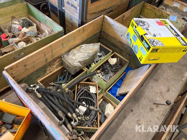 Slangar, verktyg m.m. 1st pall