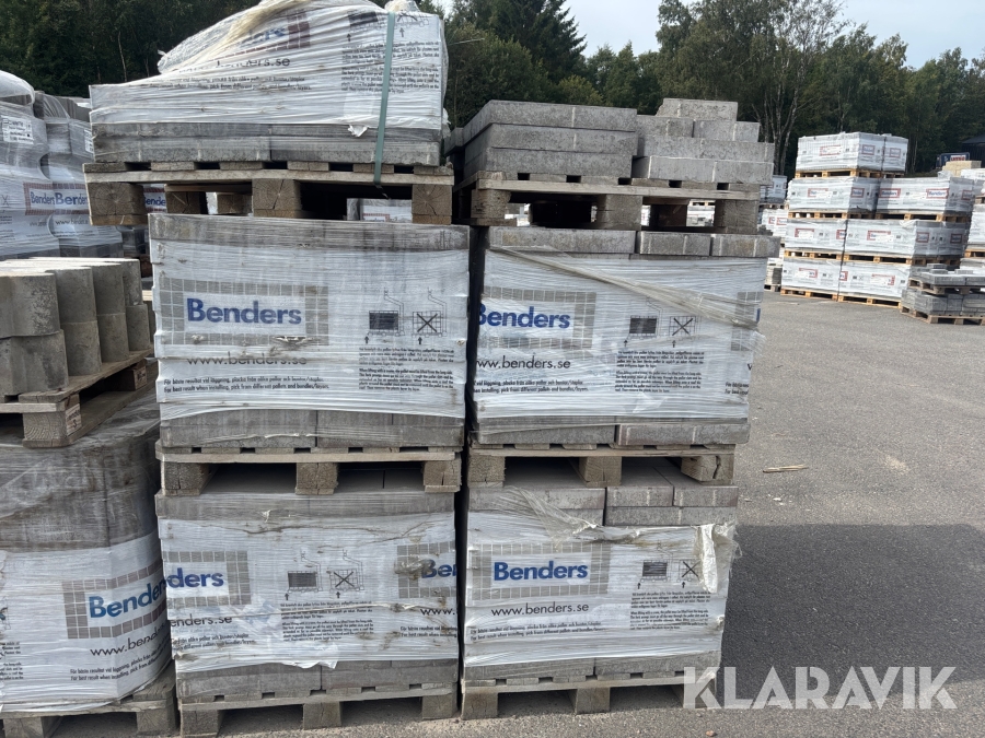 Marksten Benders City Stormix 60mm Grå/vit/rostmix 4 pall