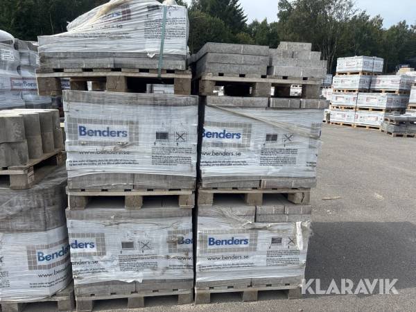 Marksten Benders City Stormix 60mm Grå/vit/rostmix 4 pall