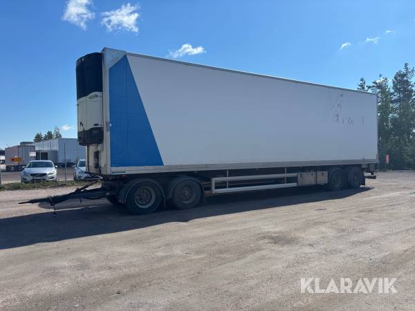 4-axligt släp Kilafors SBB4CS-123 med kylaggregat och Bakgavellyft