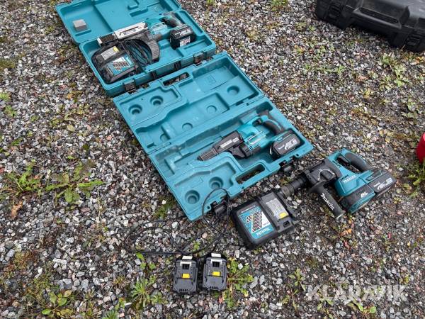 Gipsautomater 2st och en slagborr Makita DFR450x/DFR550 samt DHR244