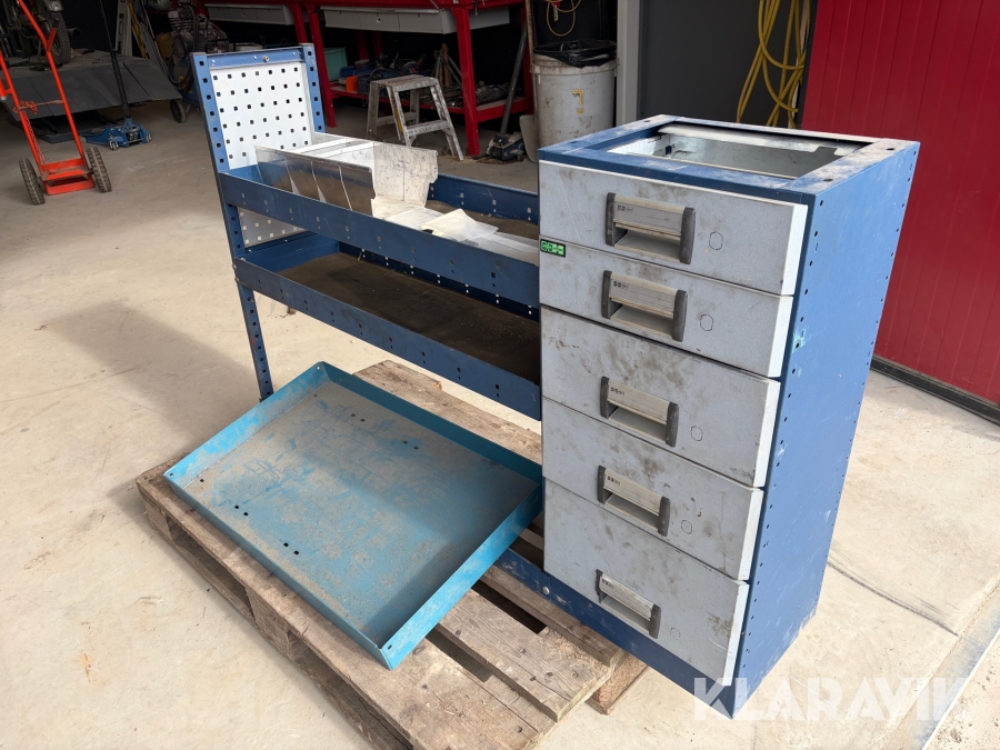 Verktygsinredning till skåpbil Modul-System