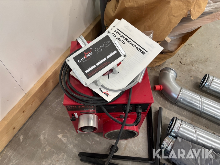 Avfuktare för krypgrund CorroVenta CTR 300TT2