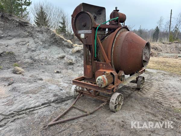 Betongblandare Tornborg Lundberg Torno-k 350 m 50
