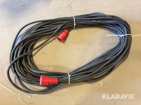 3 fas kabel 32A 60m