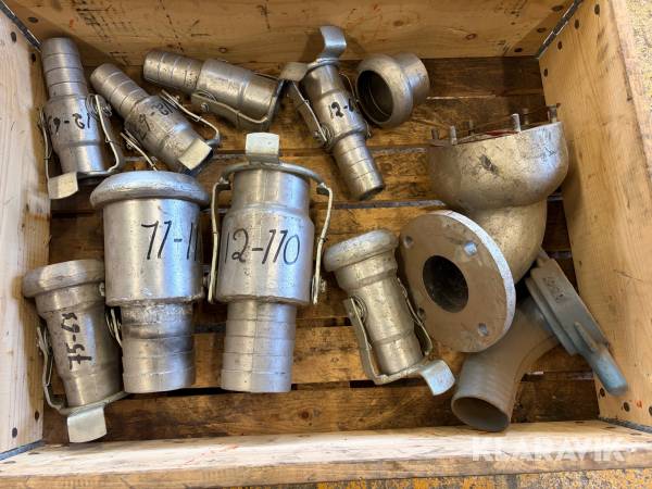 Diverse slangkopplingar