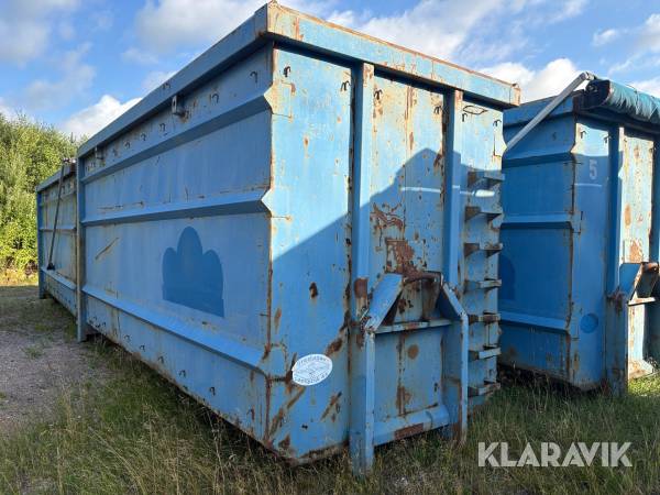 Lastväxlarcontainer / Fliscontainer Dinacon 40m3