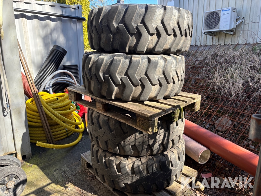 Entreprenaddäck Volvo L35 405/70 R20 punkteringsvätska