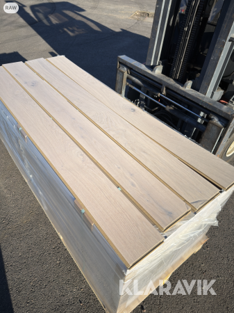 Ekgolv woodura, Powder White, Mattlack, 5-G Dry, 1-Stav, 272 kvm