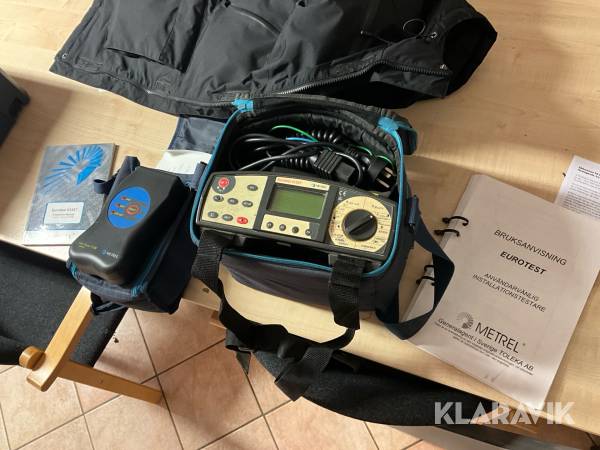 Installationstestare Metrel Eurotest 61557