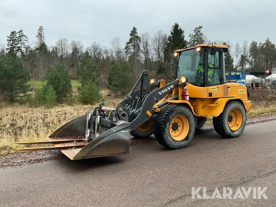 Hjullastare Volvo L35GT med redskap