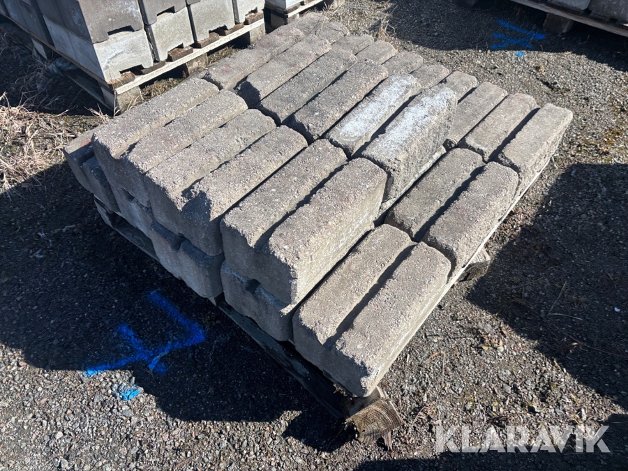 Marksten blandat parti 2st pall