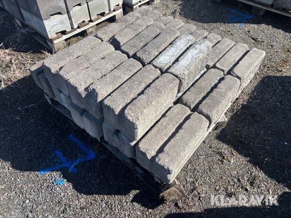 Marksten blandat parti 2st pall