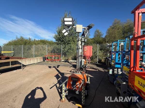Belysningsmast Generac 7M Roterbar LED
